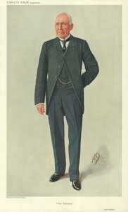 Lord Welby, Das Finanzministerium, 10. März 1910, Vanity Fair Karikatur von English School