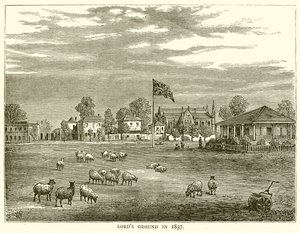 Lords Ground im Jahr 1837