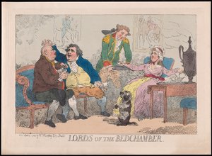 Lords of the Bedchamber, veröffentlicht 1784 von English School