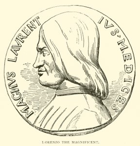 Lorenzo der Prächtige (Stich) von English School