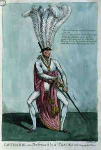 Lothario, aufgeführt von Mr. Coates im Haymarket Theatre, 9. Dezember 1811, veröffentlicht von William Holland von English School
