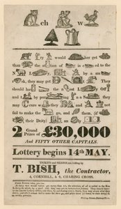 Lotterie-Werbung von English School