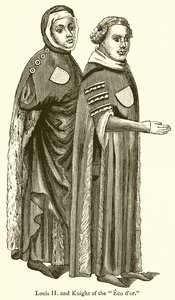 Louis II und Ritter des Ecu d
