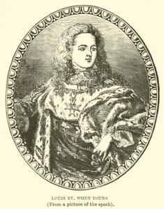 Ludwig XV als junger Mann von English School