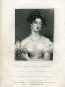 Louisa Catherine Osborne, Herzogin von Leeds als Marchioness of Carmarthen, 1830 von English School