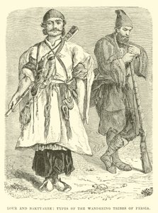Lour und Baktyaree, Typen der wandernden Stämme Persiens von English School