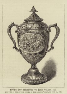 Liebespokal, präsentiert an John Wilkes von English School