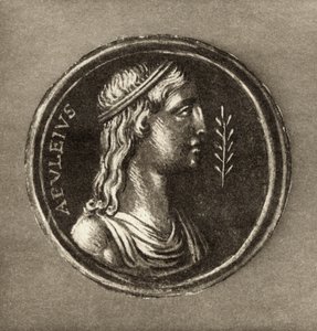 Lucius Apuleius, aus dem Frontispiz zu Die Geschichte von Amor und Psyche von Lucius Apuleius, veröffentlicht 1903