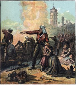 Belagerung von Lucknow während des Sepoy-Aufstands gegen die britische Macht in Indien