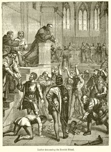 Luther verurteilt das römische Ritual von English School