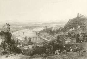 Lyon, von La Croix-Rousse von English School