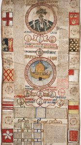 MS Lewis E 201 Abschnitt 2, Chronik der Geschichte der Welt von der Schöpfung bis Woden, mit einer Genealogie von Edward IV, ca. 1461