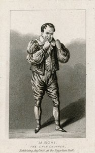 M Boai, der Kinnhacker. August 1830, die Ägyptische Halle von English School