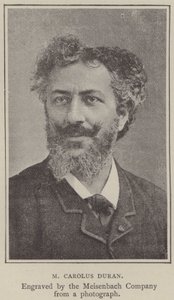 M Carolus Duran (Gravur) von English School