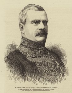 M Letellier de St Just, Vizegouverneur von Quebec von English School