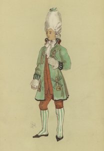 Macaroni aus der Regierungszeit von George III von English School
