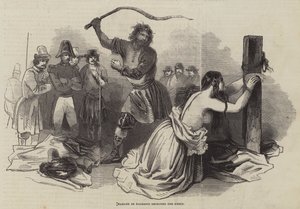 Madame de Kalerdgi empfängt die Knute von English School