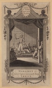 Mahomet, der türkische Kaiser, ermordet die schöne Irene (Stich) von English School