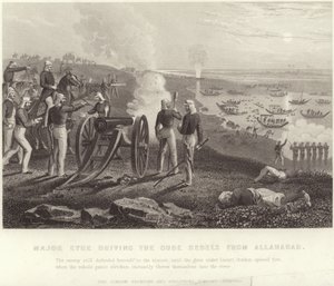 Major Eyre vertreibt die Oude-Rebellen aus Allahabrad von English School