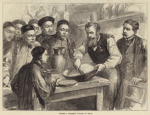 Weihnachtspudding machen in China von English School