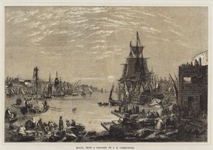 Malta (Farblithografie) von English School