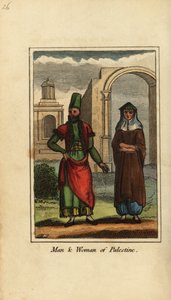 Mann und Frau aus Palästina von English School