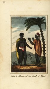 Mann und Frau aus Natal, Südafrika