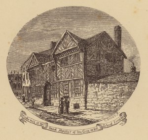 Manchester: Residenz des Schulleiters der Grammar School, Long Mill von English School