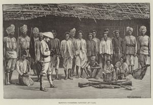 Manipur-Gefangene in Palel gefangen von English School
