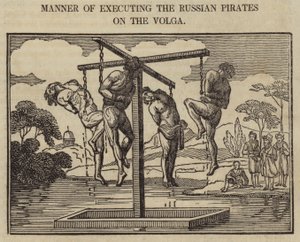 Art der Hinrichtung der russischen Piraten an der Wolga von English School