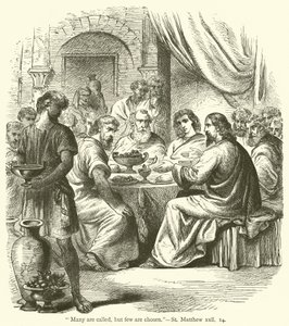 "Viele sind berufen, aber wenige sind auserwählt", Matthäus, xxii von English School