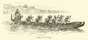 Maori-Kriegskanu von English School