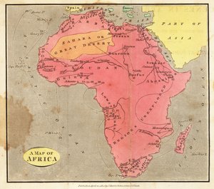 Karte von Afrika