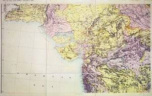 Karte von Kutch und Bombay Präsidentschaft, Indien, 1898