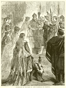 Heirat von Eduard II. und Isabella von Frankreich von English School
