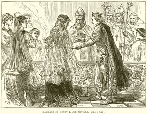 Heirat von Heinrich I und Matilda von English School