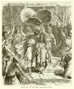 Hochzeit von Masinissa und Sophonisba von English School