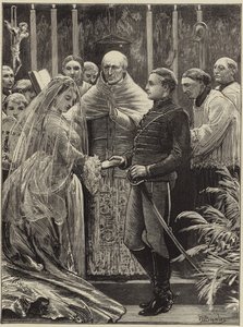 Hochzeit von Miss Fox und Prinz Liechtenstein in der Pro-Kathedrale