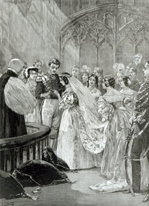 Hochzeit von Königin Victoria (1819-1901) und Prinz Albert (1819-61) im St. James