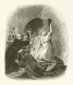 Märtyrertod von Cranmer von English School