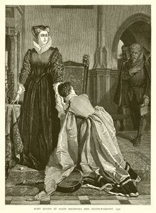 Maria Stuart erhält ihren Hinrichtungsbefehl, 1557 von English School