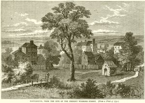 Marylebone, vom Standort der heutigen Wigmore Street von English School