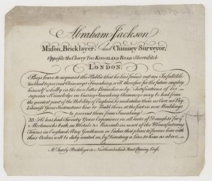 Maurer, Abraham Jackson, Visitenkarte von English School