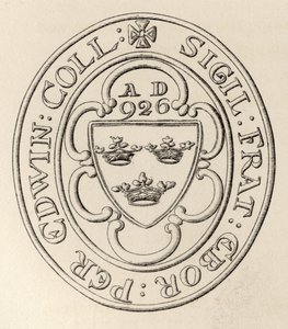 Freimaurersiegel der Grand Lodge of All England, York, ca. 1766, aus The History of Freemasonry, Band II, veröffentlicht von Thomas C. Jack, London, 1883