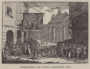 Maskeraden und Opern, Burlington Gate von English School