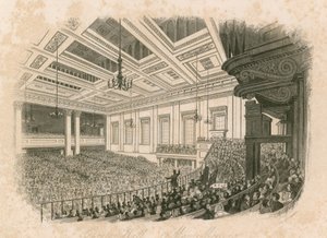 Mai-Treffen in Exeter Hall, Strand, London von English School