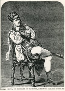 Mdlle Colonna, die berühmte Can-Can-Tänzerin, ehemals Alhambra Music Hall, London von English School