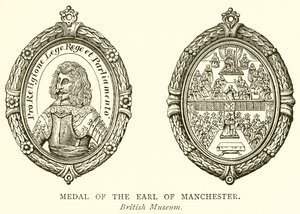 Medaille des Earl of Manchester von English School