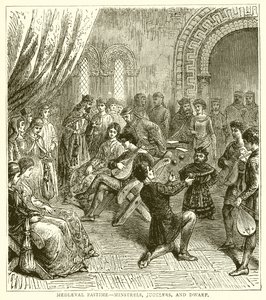 Mittelalterliches Vergnügen – Minnesänger, Gaukler und Zwerg von English School