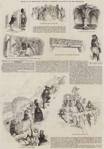 Treffen des Archäologischen Instituts in Edinburgh (Gravur) von English School